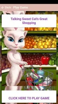 Talking Cat's Shopping With Me Screen Shot 0