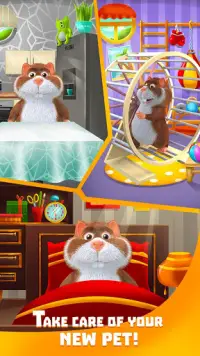 Party House Hamster - Match 3 Screen Shot 1