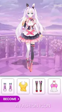 Anime Fashion Doll Dress Up Screen Shot 1