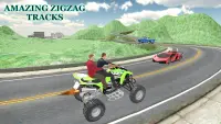ATV Quad City Bike Taxi Sim 3d Screen Shot 15