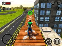 Rooftop Bicycle Stunt Rider 3D Screen Shot 9