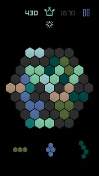 1010 Hexagon Grid Fit Puzzle Screen Shot 2