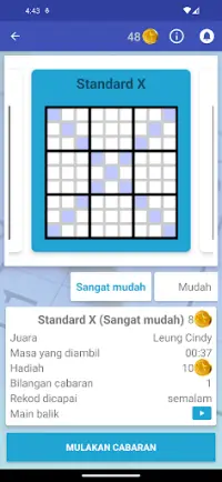 Sudoku - Teka-teki Otak Klasik Screen Shot 5