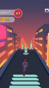Spider Subway Hero Man Screen Shot 0