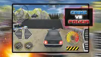 Criminosos vs Polícia - Corridas de carros de tiro Screen Shot 3
