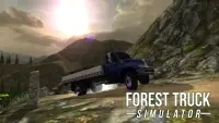 xe tải trò chơi Forest Screen Shot 4