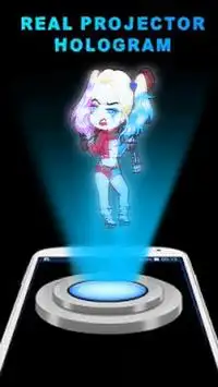 Harley Queen 3D Hologram Joke Screen Shot 0