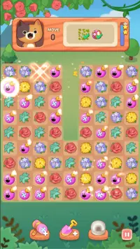 Flower Road with Cat : 3 Match Puzzle Screen Shot 4