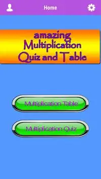 Amazing Multiplication Quiz and Table Screen Shot 0