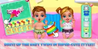 Newborn Sweet Baby Twins - Baby Girls Makeover Screen Shot 3
