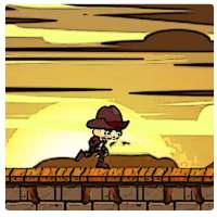 Adventure Western Hatboy runner old dashing cowboy