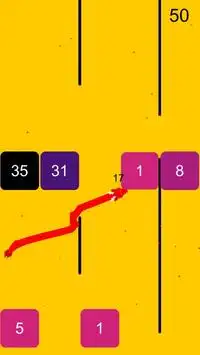 Snake vs Numbers Block Wall - quick slither arrow Screen Shot 2