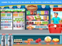 Grocery Supermarket Shopping- Cash Register Games Screen Shot 8