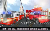 Firefighter Truck 911 Rescue: Emergency Driving Screen Shot 5