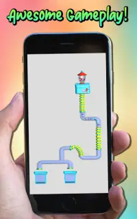 Perfect Pipes 3D Games - Pull The Pin Screen Shot 1