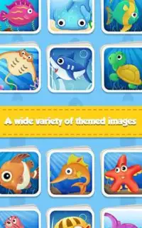Sea Animal: Kids Jigsaw Puzzle Screen Shot 3