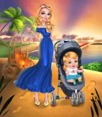 Babysitter & Baby - Beach Day Screen Shot 10