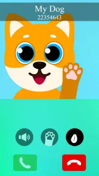 नकली कॉल टॉकिंग डॉग गेम Screen Shot 2