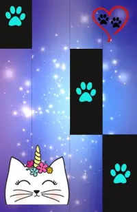 Piano Cat Tiles Corn : Pink Song  Music Game Screen Shot 1