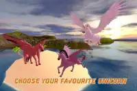 Terbang 3D Unicorn Simulator Screen Shot 3