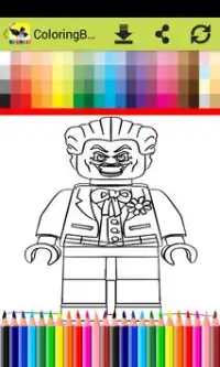 ColoringBook lego batmam Fans Screen Shot 3
