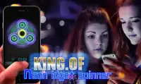 Fidget Spinner -  spinning vs neon monsters Screen Shot 0