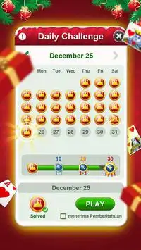 Solitaire 🎄 Screen Shot 4