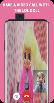dolls video call, chat simulator and game for lol Screen Shot 4