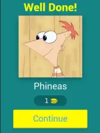 Phineas and Ferb Game - Quiz Screen Shot 6