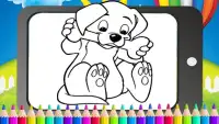 Coloring Paww Dog Game Screen Shot 6