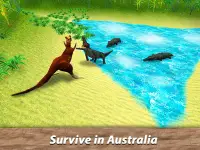 Kangaroo Family Simulator - hop para a Austrália! Screen Shot 9
