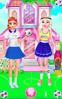 Frozzen Sport Style Sisters - Dziewczyny z gier Screen Shot 4