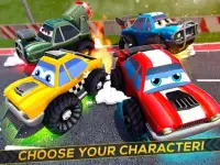 Cartoon Crash Cars Racing Screen Shot 5