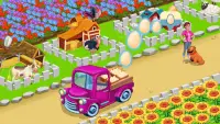 ألعاب زراعة وحصاد: مزرعة سعيدة Screen Shot 0