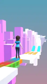 Sky Parkour Run - Crazy Skater Screen Shot 0