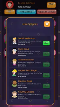 Talent Manager - Idle Music Clicker Screen Shot 0
