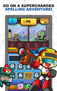 Mighty Alpha Droid - Action Word Game Screen Shot 4