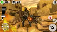 Desert Storm Gunship Gunner Battlefield: fps games Screen Shot 0