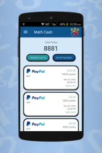 Math Cash - Earn Rewards Screen Shot 2