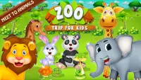 Trip To The Zoo For Kids : Jungle Safari Screen Shot 0