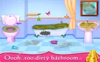 My Baby Doll House - Tea Party & Cleaning Game Screen Shot 2
