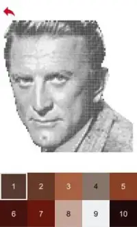 Legendary Actors Color by Number - Pixel Art Game Screen Shot 2