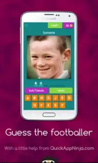 Guess the child footballer Screen Shot 0