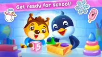 Preschool educational games for kids with Pengui Screen Shot 0