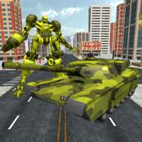 NOS Exército Tanque Transformar Robô