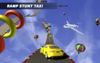 Taxi Stunt Master 3D: Car GT Drive Mega Ramp Game Screen Shot 1