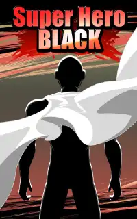 SUPER HERO BLACK: One Punch Stickman Shadow Fight Screen Shot 0