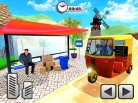 Tuk Tuk Auto Rickshaw - Đua xe trên đường đua Sim Screen Shot 4