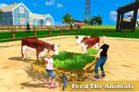 المزارع الظاهري لعبة عائلة سعيدة محاكاة Screen Shot 2