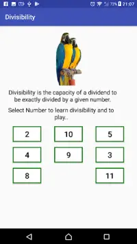 Divisibility Screen Shot 1